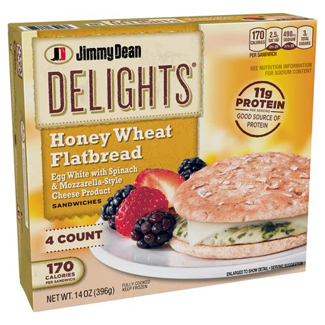 Jimmy Dean Delights Honey Wheat Flatbread Egg White With Spinach & Mozzarella tv commercials
