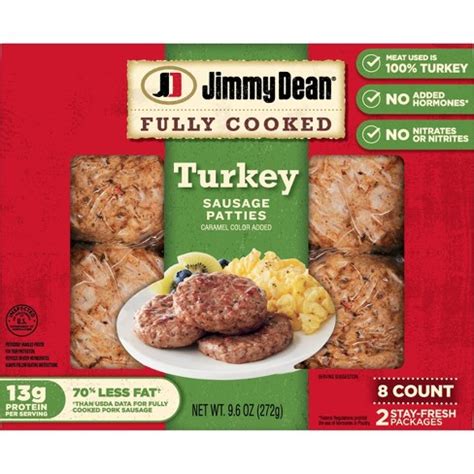 Jimmy Dean Fully Cooked Turkey Sausage Patties