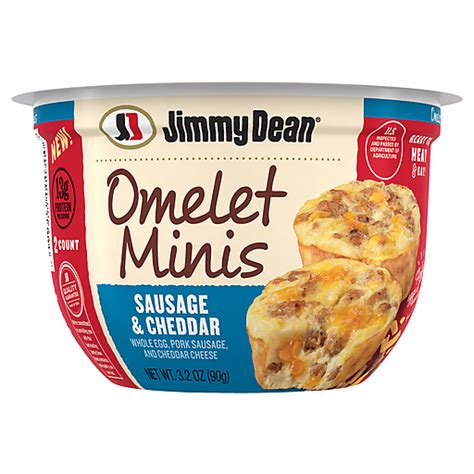 Jimmy Dean Sausage & Cheddar Omelet Minis