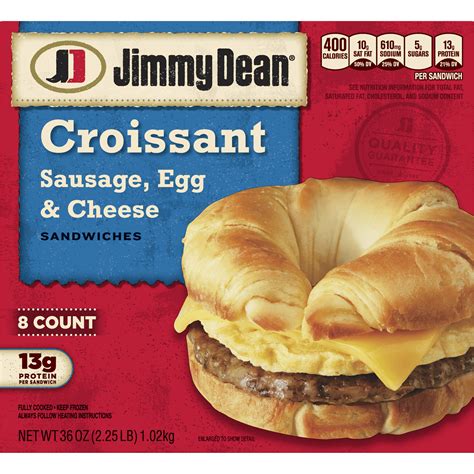 Jimmy Dean Sausage, Egg & Cheese Croissant Sandwiches tv commercials
