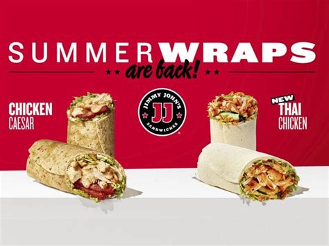 Jimmy John's Thai Chicken Wrap tv commercials