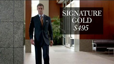 JoS. A. Bank TV Spot, 'Signature GOLD Suits Works'