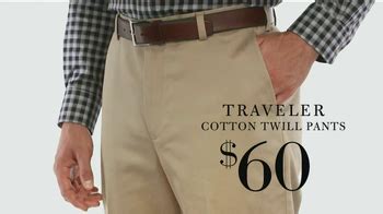 JoS. A. Bank TV Spot, 'Traveler Cotton Twill Pants'