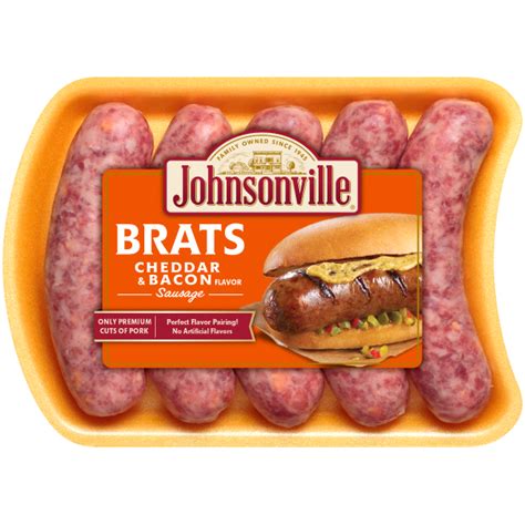 Johnsonville Sausage Cheddar, Cheese, and Bacon