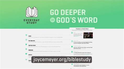 Joyce Meyer Ministries TV commercial - Bible Study