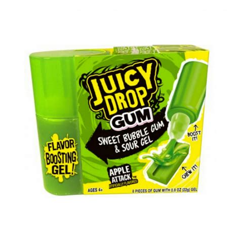 Juicy Drop Gum Apple Attack logo