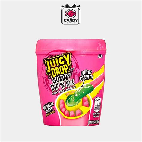 Juicy Drop Gummy Dip 'N Stix Watermelon Blast logo