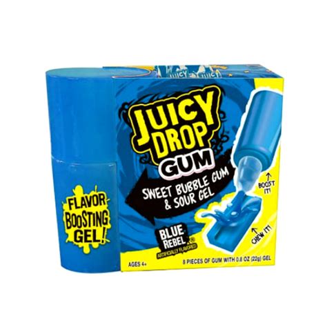Juicy Drop Sweet Bubble Gum & Sour Gel Blue Rebel photo