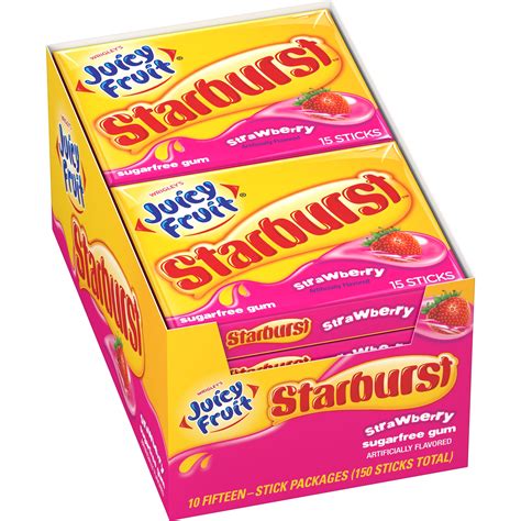 Juicy Fruit Starburst Gum Strawberry tv commercials