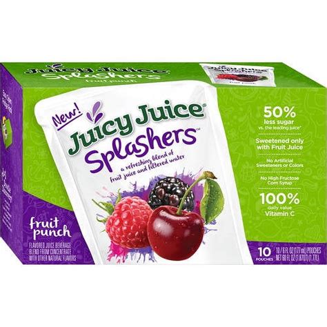 Juicy Juice Splashers Fruit Punch logo