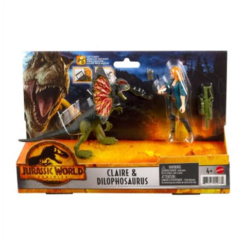 Jurassic World (Mattel) Dominion Claire & Dilophosaurus Figure Pack logo