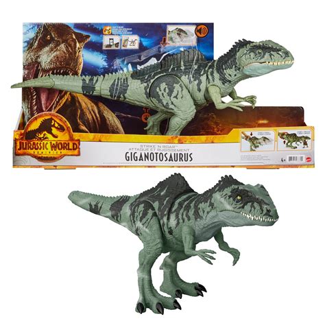 Jurassic World (Mattel) Dominion Strike 'N Roar Giganotosaurus Dinosaur Figure