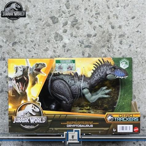 Jurassic World (Mattel) Wild Roar Dryptosaurus Dinosaur logo