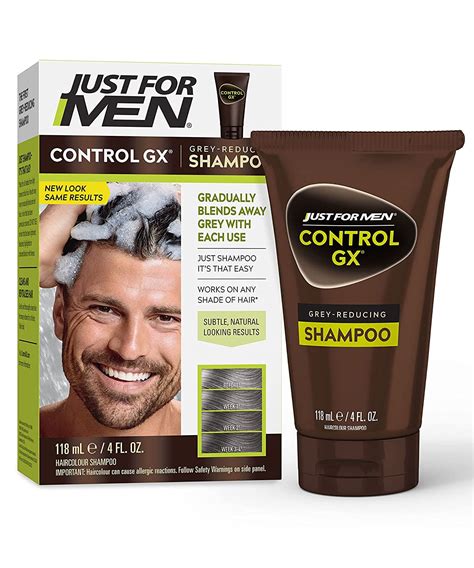 Just For Men Control GX Grey Reducing Shampoo for Textured Hair