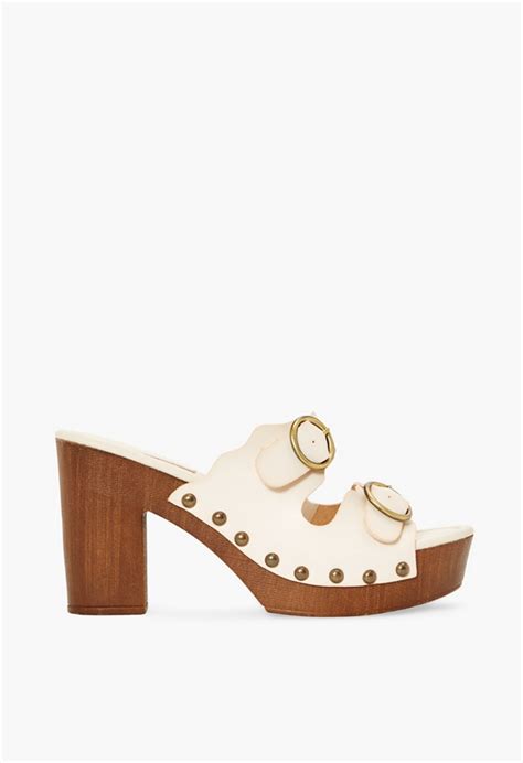 JustFab.com Billie Studded Platform Sandal logo