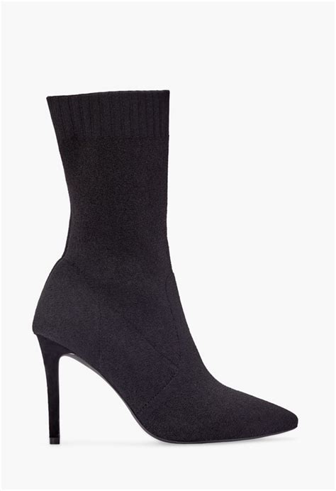 JustFab.com Ivy Active Knit Stiletto Bootie logo