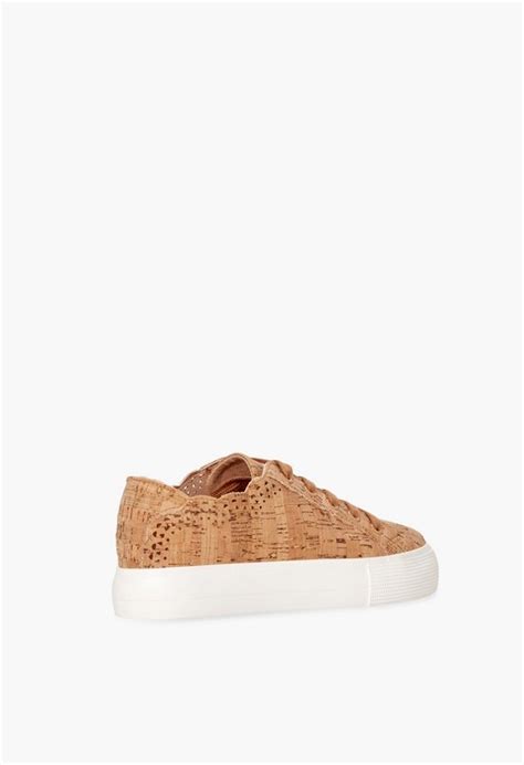 JustFab.com Jordan Eyelet Platform Sneaker logo