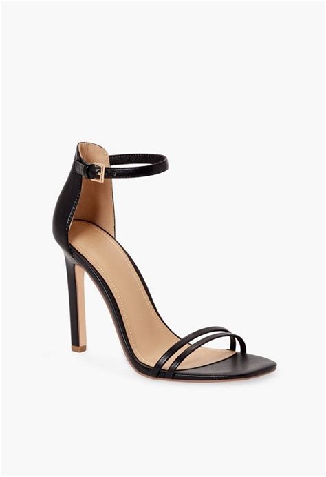 JustFab.com No Time To Waste Stiletto Heeled Sandal logo