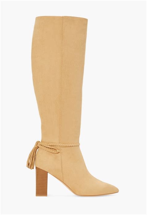 JustFab.com Ruby Tassel Heeled Tall Boot