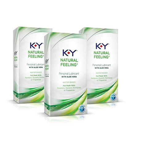 K-Y Brand Natural Feeling Personal Lubricant With Aloe Vera