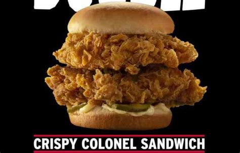 KFC Crispy Colonel Sandwich logo