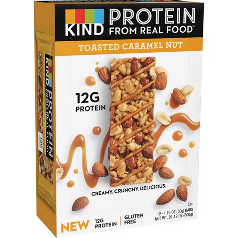 KIND Snacks Protein From Real Food Toasted Caramel Nut tv commercials