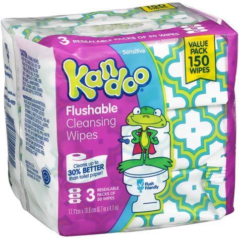 Kandoo Flushable Wipes logo