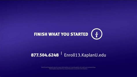 Kaplan University TV commercial - Finish What You Started