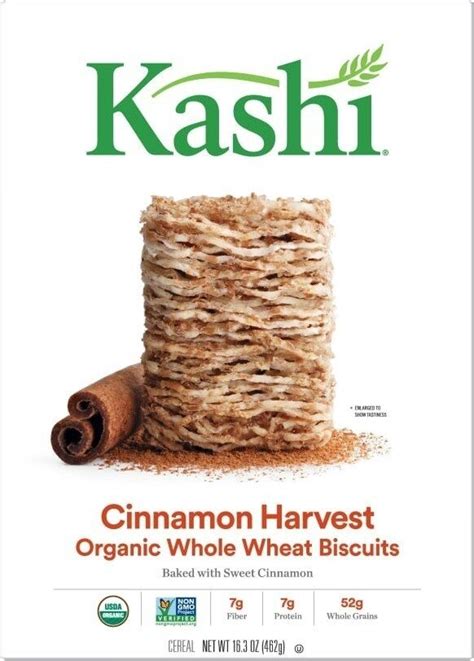 Kashi Foods Cinnamon Harvest Organic Whole Wheat Biscuits logo