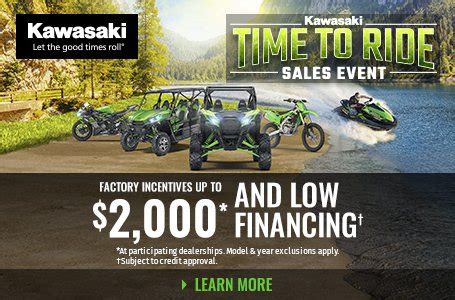Kawasaki Time to Ride Sales Event TV Spot, 'Now's the Time to Ride'