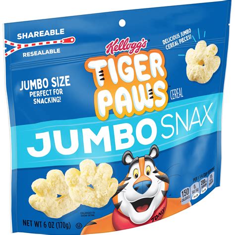 Kellogg's Tiger Paws Jumbo Snax logo