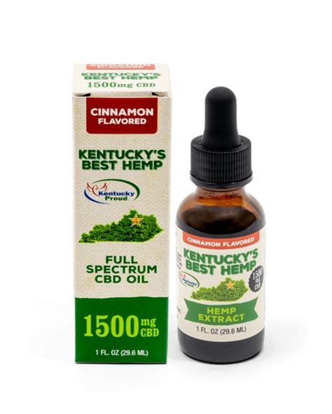 Kentucky's Best Hemp Full Spectrum CBD Oil Cinnamon