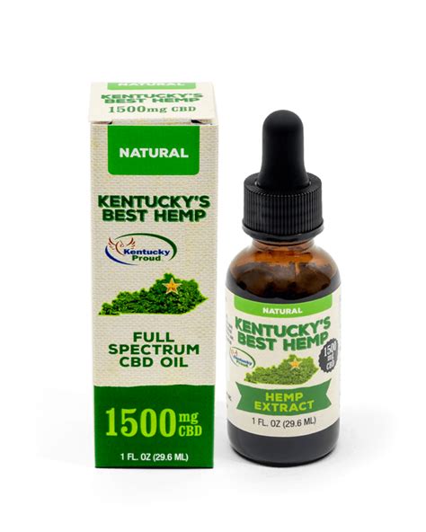 Kentucky's Best Hemp Full Spectrum CBD Oil Natural logo