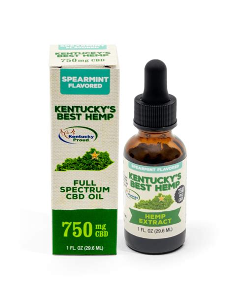 Kentucky's Best Hemp Full Spectrum CBD Oil Spearmint