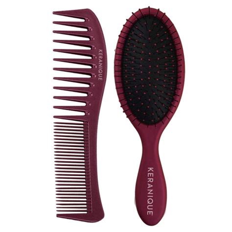 Keranique Detangling Brush and Comb logo