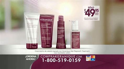 Keranique Hair Regrowth System TV Spot, 'Perdida de cabello'