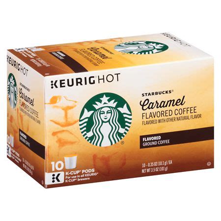 Keurig Dr Pepper Inc. Starbucks Caramel Coffee K-Cup Portion Pack logo