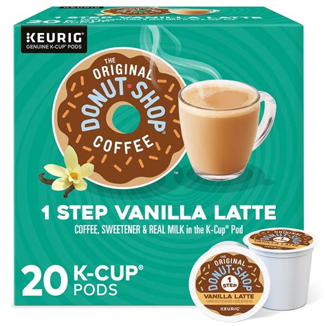 Keurig Keurig Original Donut Shop 1-Step Vanilla Latte Single-Serve K-Cup logo