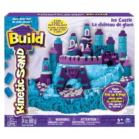 Kinetic Sand Build Ice Castle