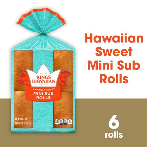 King's Hawaiian Hawaiian Sweet Mini Sub Rolls tv commercials