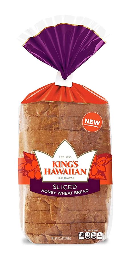 King's Hawaiian Honey Wheat Sliced Bread logo