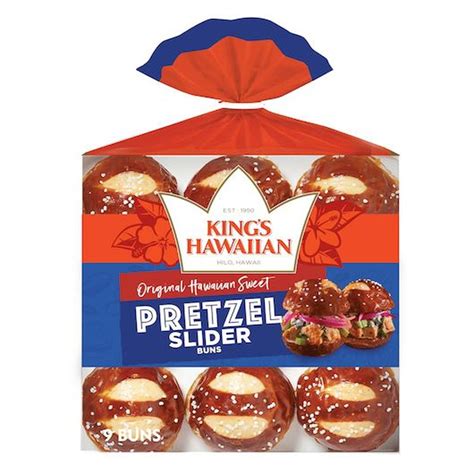 King's Hawaiian Original Hawaiian Sweet Pretzel Slider Buns