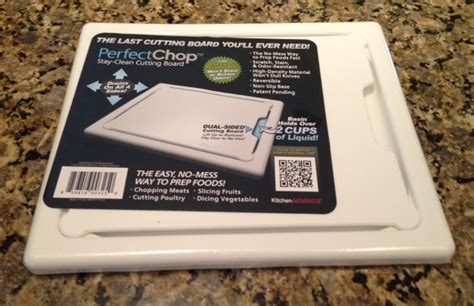 KitchenADVANCE PerfectChop Stay Clean Cutting Board