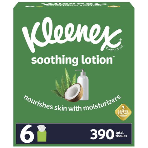 Kleenex Soothing Lotion logo