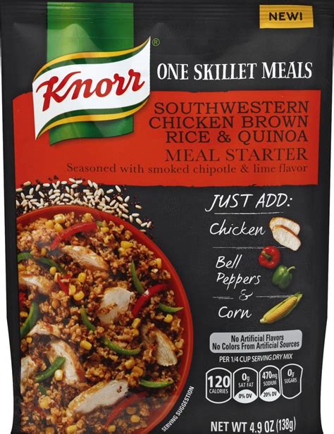 Knorr One Skillet Meals Southwestern Chicken Brown Rice & Quinoa logo