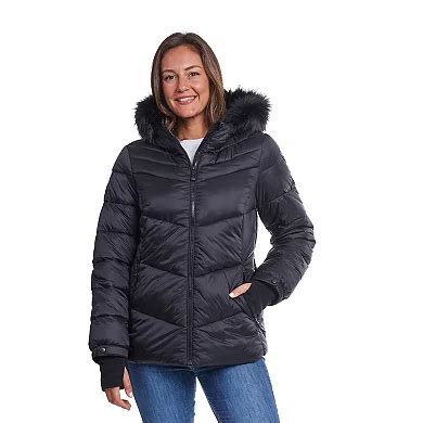 Kohl's Women's ZeroXposur Peyton Faux-Fur Hood Puffer Jacket