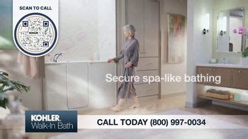 Kohler Walk-In Bath TV Spot, 'Stay in Your Home: Free Highline Comfort Height Toilet'