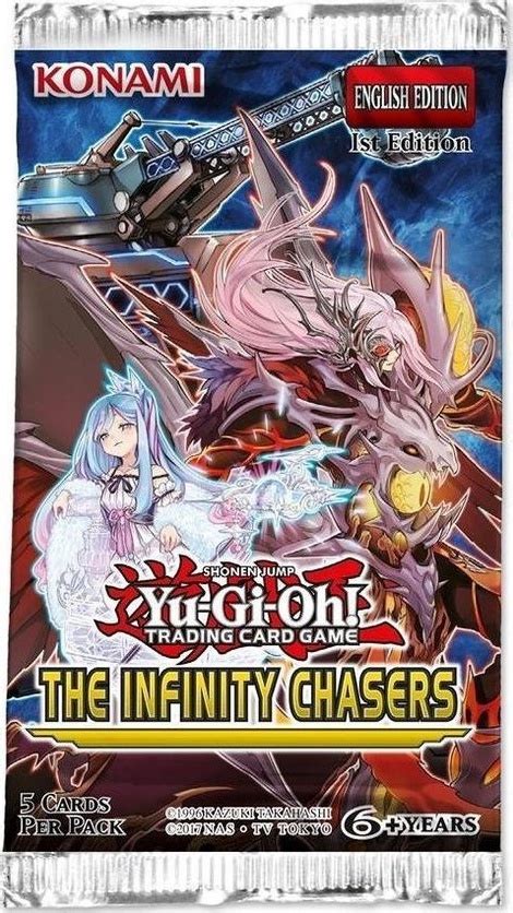 Konami Cards Yu-Gi-Oh! The Infinity Chasers Booster Pack logo