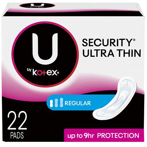Kotex U by Kotex Regular Soft Touch Security Pads logo