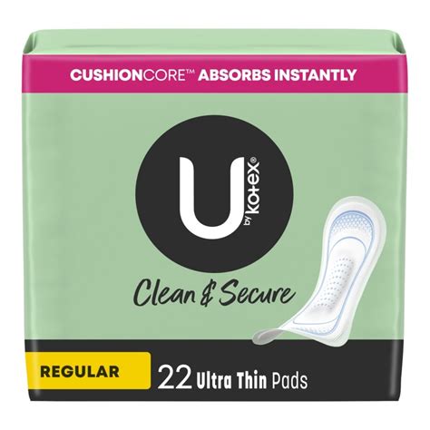 Kotex U by Kotex Regular Soft Touch Security Pads logo